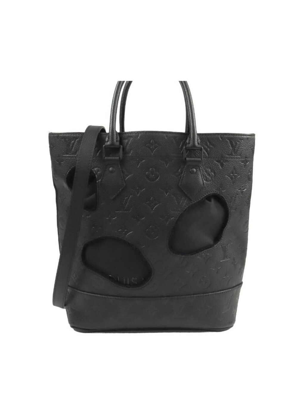 Louis Vuitton with Holes PM Noir Black Monogram Empreinte Rei Kawakubo